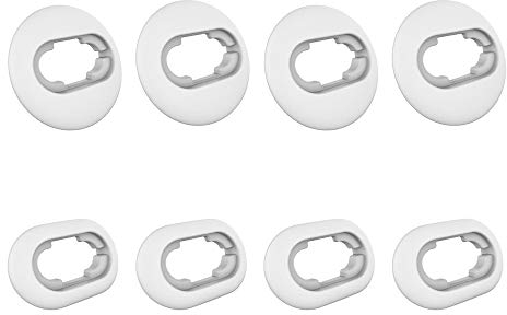 Ohrstöpsel für Samsung Galaxy Buds Live 2020 (DSM-R180) Ohrhörerzubehör, Anti-Rutsch-Ohradapter-Sets aus weichem Silikon Ersatz-4-Paar (Grauweiß)