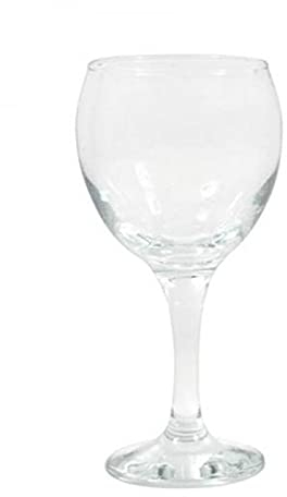 Tradineur - Set de 6 copas de vino de 365 cc. juego de 6 copas de vino o agua, aptos para lavavajillas