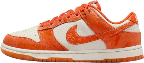 Nike Dunk Low, Sneaker Donna, Light Bone Safety Orange Laser Arancione, 36.5 EU