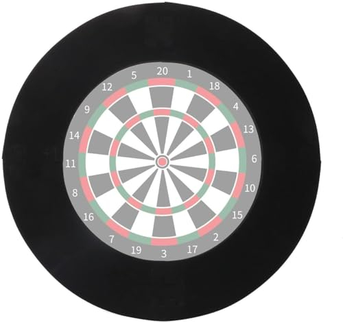 PXOCDEO Dartboard Surround für alle Marken, 4X Stück Eva Dartboard Surround Ring, wendbare Dart Board Surround