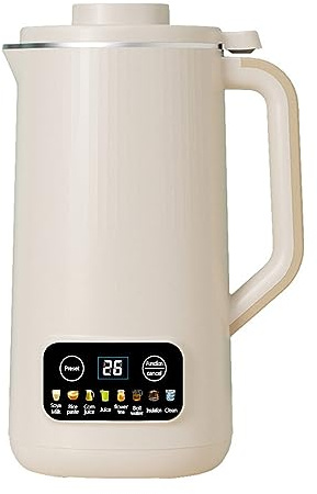 ANIROY 600ml Nut Milk Manufacturing Machine with One-Click Cleaning Function, Food-Grade Stainless Steel Blender for Soy Milk, Rice Porridge, Corn Juice, Tea (White)