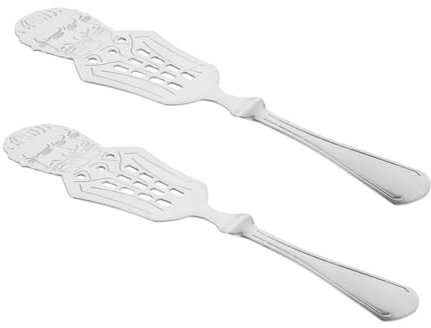Cabilock 2 Cucharas De Absenta De Acero Inoxidable Cuchara Multifunción Para Cócteles