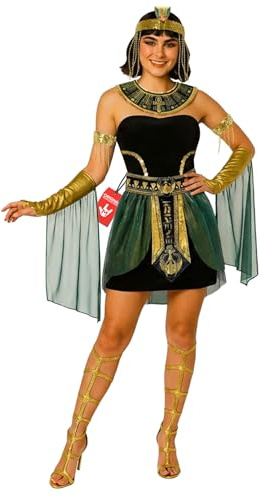 Morph Disfraz Egipcia Mujer, Disfraces Cleopatra para Carnaval, Vestido de Diosa Egipcia, Disfraz de Carnavales y Halloween - S