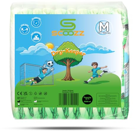 SCOOZZ Dry-Keeper Gr. M - 10 Windeln Inkontinenz Erwachsenenwindel