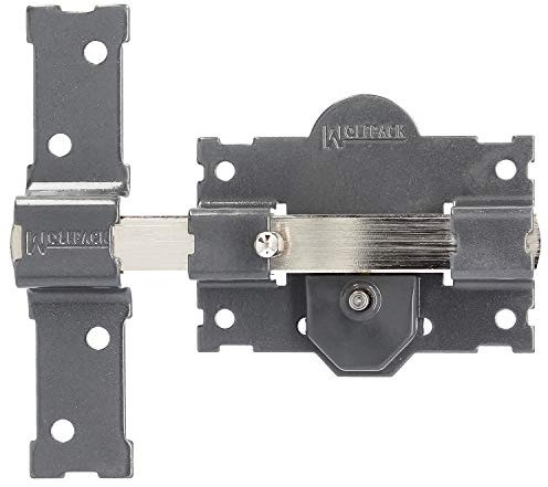 WOLFPACK LINEA PROFESIONAL - Cerrojo b-3 llave y pulsador pasador de 161mm cilindro redondo de 70mm