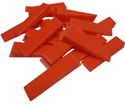 Système de nivellement de carrelage 200 pièces – Système de pose de carrelage, aide à la pose de carrelage, système de nivellement de carrelage