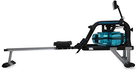 BH Fitness R370 Cardiff. Remo con Resistencia a Agua. Monitor LCD. Pulso Inalámbrico. Plegable