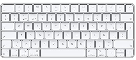 Apple Teclado Magic Keyboard: Recargable, con conexión Bluetooth y Compatible con el Mac, iPad y iPhone; Español, Plata