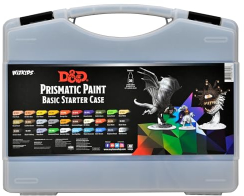 Wiz Kids | Basic Starter Case: D&D Prismatic | Paint Set | Ages 14+