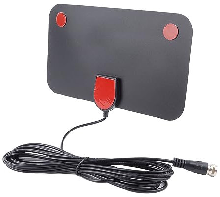 CUTULAMO Antenne TV, ABS Forte Réception Résolution 1080p Antenne TV Multicanal Haute Définition pour Intérieur, CUTULAMOIECR8DNG2A