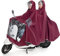 Regenmantel für Elektrofahrräder, Regenponcho-Abdeckung für Motorroller, Roller, Motorrad, Regenponcho, Regenmantel-Abdeckung mit Spiegelschlitzen, für Herren und Damen, Radfahren, Regenmantel, doppe