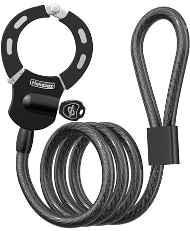 Honszex Lucchetto Monopattino Elettrico, Lucchetto Bici, Antifurto Monopattino Elettrico, Accessori Monopattino Elettrico, 31.8inch Serrature Antifurto per Bicicletta Elettriche, E Scooter