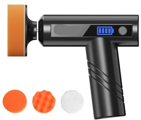 Lucidatrice Auto,Lucidatrice Rotorbitale Lucidatrice for auto, lucidatrice portatile senza fili, strumento for lucidatura e ceretta for la pulizia e la riparazione della carrozzeria.