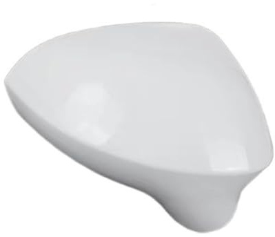 Carcasa espejo retrovisor Compatible Con Seat Para Ibiza 2008 2009 2010 2011 2012 2013 2014 2015 2016 2017 Tapa De Espejo Retrovisor Lateral De Puerta De Coche, Piezas De Carcasa(Blanco,Right)