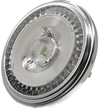 YSJX Lights, Pack of 4, LED Grille Light G53 10W/12W AC220V Dimmable AR111 LED Spotlight Light Source, Household Bulbs(Warm White,10w)