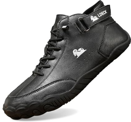 Alpaca Zapatos Descalzos Hombre Ergonómico Verano Zapatos Descalzos Pareja Impermeable y Alivio del Dolor Zapatos Descalzos de Cuero Transpirable Orthopédico Slip On Zapatillas Bergxperten Zapatos