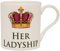 The Leonardo Collection Fine China Mug | Her Ladyship | 1 Piece - 10 oz, White