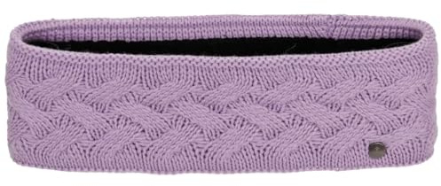 Lierys Fauske Pannband by Damer/Herrar - Made in Germany öronvärmare öronband öronmuff med foder, foder höst-vinter Vinter - One Size syren