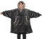 Snug Rug Grey The Eskimo Blanket Hoodie Sweatshirt Hooded Blankets Super Soft Warm Premium Sherpa Fleece – Oversized Adults One Size Fits All Unisex Mens Women Hoody Jumper Sweater