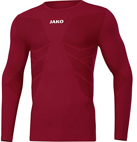 Jako Comfort 2.0 Ropa Interior para Mujer Manga Larga Ropa Interior Jersey, Talla XL, Rojo Vin