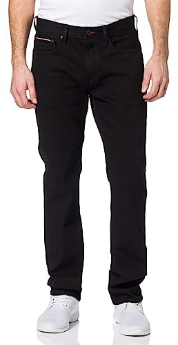 Tommy Hilfiger Jean Homme Core Denton Chelsea Stretch, Noir (Chelsea Black), 32W / 34L