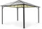 blumfeldt Pergola Jardín Impermeable 3x4m, Gazebo Techo Policarbonato, Kit de Pérgola Metálica Ligera Estructura Aluminio, Carpa Exterior, Pérgola Cristal Translúcido, Luces LED Regulables