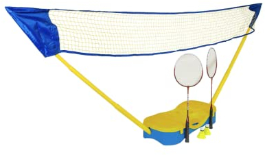 SportX 8712051099385 Badminton-Netz, Mehrfarbig