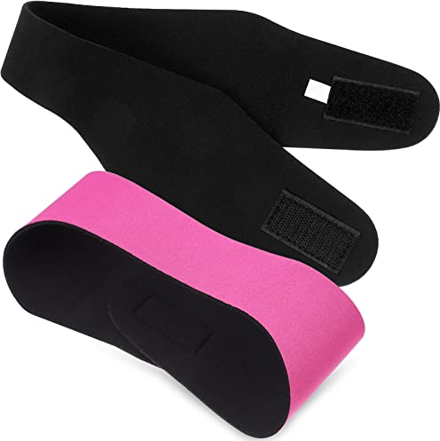 Warmhm 2 Stk Stirnband Schwimmohrband Für Kinder Gehörschutzbänder Schwimmkappe Pool-stirnbänder Gehörschutz Schutzband Elastische Ohrstirnbänder Kleinkind Gummi Junge Ohrenschützer