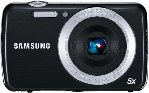 Samsung PL20 Compact Digital Camera 14.2 Megapixel with 5x Optical Zoom 2.7-Inch LCD Black (Renewed)