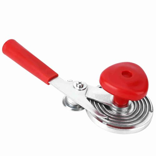 Cocoarm Selladora Manual de Latas Herramienta de Enlatado, Envasadora Al Vacío para Frascos de Vidrio y Lata, Herramienta Manual para Sellado, Rebordeado y Prensado