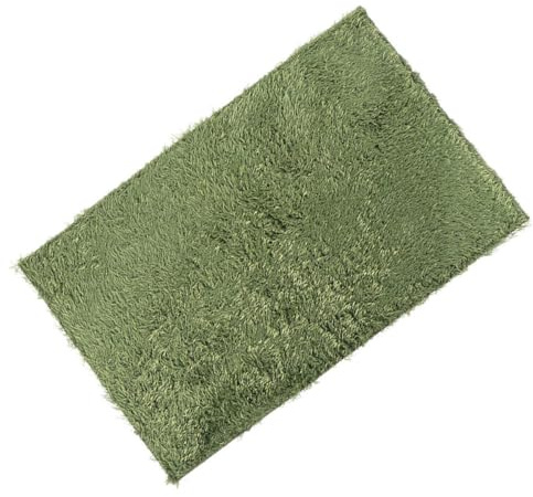Toyvian Tapis Faux Gazon pour Reptiles 45X30 CM Substrat Décoratif Absorbant Double Face Imperméable et Protecteur pour Terrarium Tortues Lézards et Amphibiens