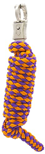 Pfiff 101933 Führstrick, Geflochten, Panikhaken, Orange Länge 210 cm