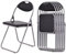 TANGZON 2/4/6 Pack Folding Chairs, Metal Frame Padded Conference Chairs, Easy Storage Dining Desk Chairs for Kitchen Office School Event (6 Pack)