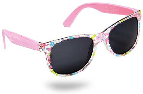 Eyelevel Fleur Sunglasses for Girls - Multicoloured Floral Kids Sunglasses - 100% UVA/UVB Protection and a CAT3 Lens - For Girls 5-10 years