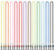 Hifot 12 Stück Brillenband, Bunt Brillenbänder Universal Brillenkette Brillenkordel Brillenschnur für Damen Herren Sonnenbrillen Lesebrillen