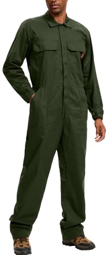 WORK IDEA Combinaison de travail pour homme haut de gamme 100% coton : le compagnon idéal pour les chantiers du bâtiment, les artisans et les bricoleurs