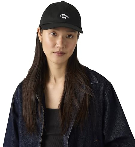 Levi's Women's Lazy Girl Logo Hat, Caviar, One Size