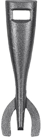 Happyyami bistec Plato Tenedor Accesorios para freidoras Inicio Bol Parrillas para Barbacoa Rejilla Barbacoa Horquillas Herramienta de Cocina Soporte para Utensilios de Cocina Hierro Fundido