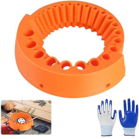 Bohrerschleifgerät Bohrer Schleifen Schleifaufsatz für Winkelschleifer Bohrerschärfer zum Schleifen von Bohrern for 125 mm Schleifer Geeignet 2 bis 13 Mm Bohrer