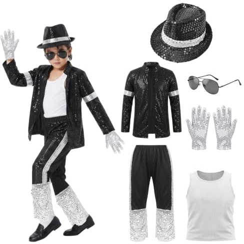 Orizizhic Ensemble de costume Showtanz pour garçon