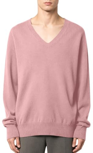 Generisch Blazer bouclé rose à manches longues pour femme