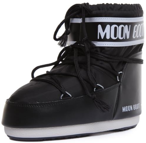 Moon Boot Damen Classic Low 2 Schneestiefel, Schwarz, 40 EU
