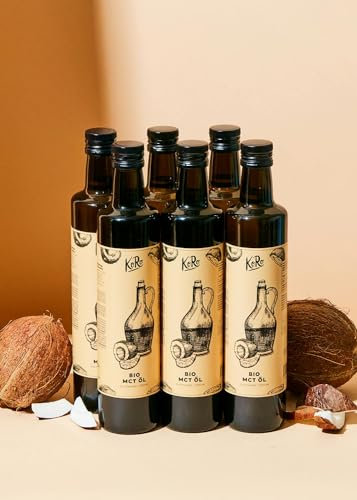 KoRo - Huile MCT 500 ml - Saveur neutre - Obtenue à partir d'huile de coco pure - Qualité biologique