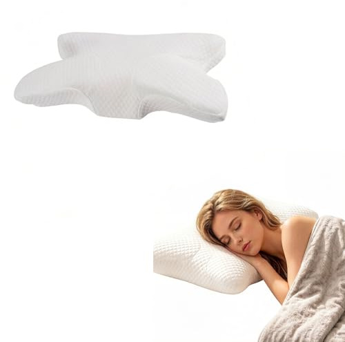 Cooling Gel Memory Foam Pillow, Queen Size | Breathable Shredded Foam, Side & Back Sleepers, Ergonomic Cervical Support, Soft Cooling Gel