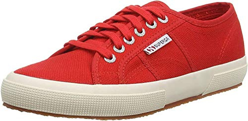 Superga 2750 COTU CLASSIC, Unisex-Erwachsene Sneakers, Rot (red), 41 EU