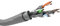 Goobay 96093 Netzwerkkabel CAT 6 A Verlegekabel 50m CAT 6A Kabel S/FTP Patchkabel halogenfrei Ethernet Kabel ohne Stecker Grau LAN Kabel 50 Meter