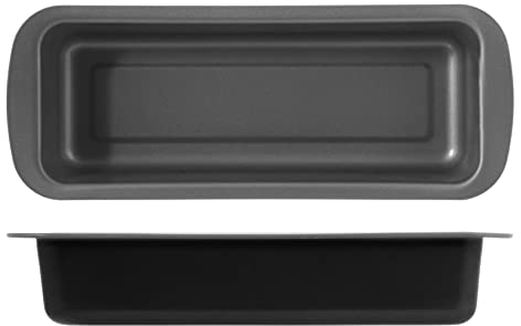 Home Maitre Stampo Plumcake Antiaderente, 25 cm, Alluminio, Antracite, 30x13.5x6 cm