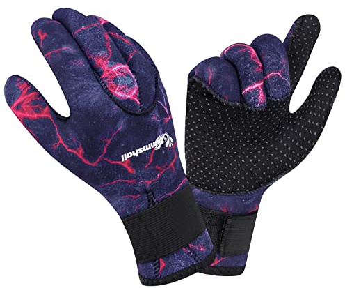 3mm Neopren Handschuhe, Wärmende Tauchhandschuhe, Neoprenanzug Handschuhe für Herren Damen, Anti-Rutsch-Neopren Handschuhe für zum Tauchen, Surfen, Kajakfahren, Schnorcheln, Segeln, Bootfahren