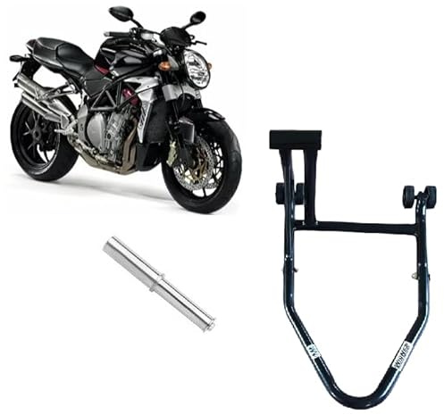Cavalletto alzamoto alza moto per alzare sollevare le ruote posteriore monobraccio compatibile con MV Agusta Brutale 910 989 1078 1090 1000 675 750 800