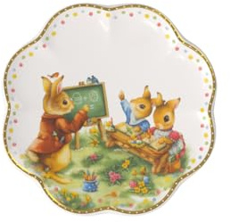 Villeroy & Boch – Annual Easter Edition tallrik 2025 färgglad 22,5 cm, påsktallrik, begränsad samling, premiumporslin